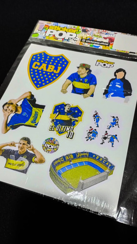 Calcomanías Plancha De Stickers Boca Junior 1