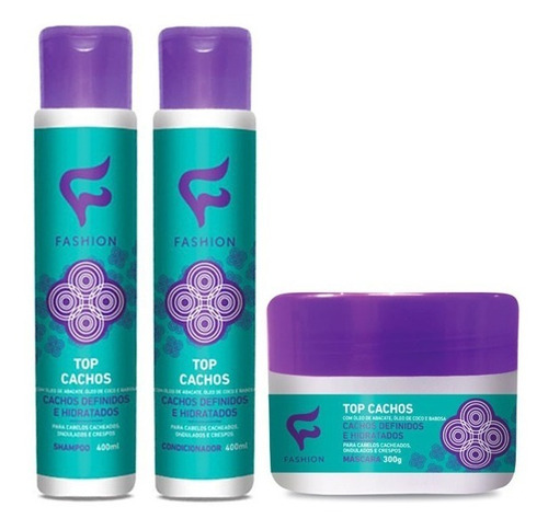 Mix 4 Kit De Tratamento Capilar Fashion Cosméticos + Brinde