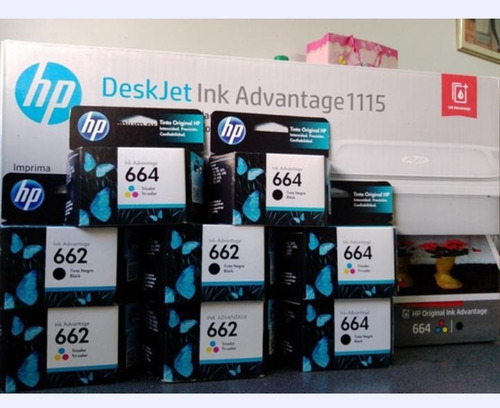 Cartuchos Hp 664 122 662 60oficina Comercial