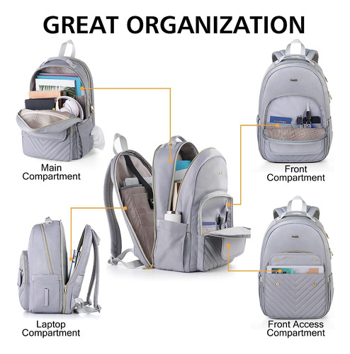 Mochila Portátil Para Computadora Mujer 15,6 Pulgadas
