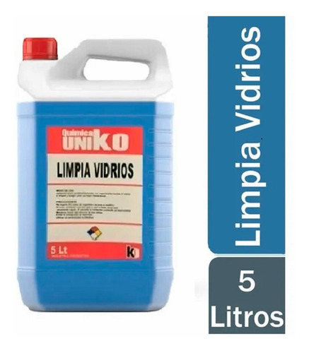 Limpia Vidrios Uniko Liquido Por 5 Litros