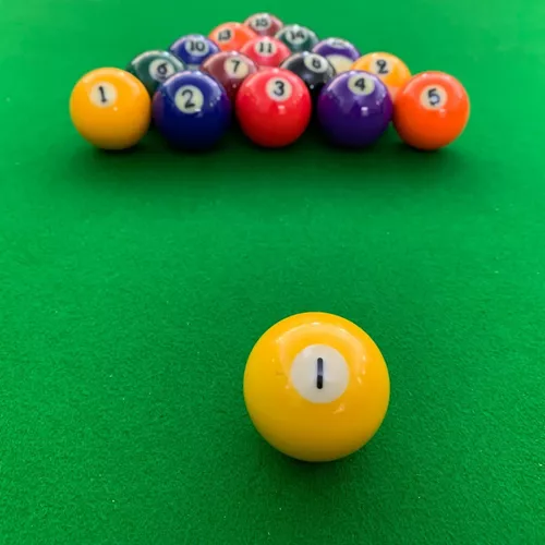 Bola de Sinuca Avulsa 54mm Várias Opções p/ Bilhar Snooker