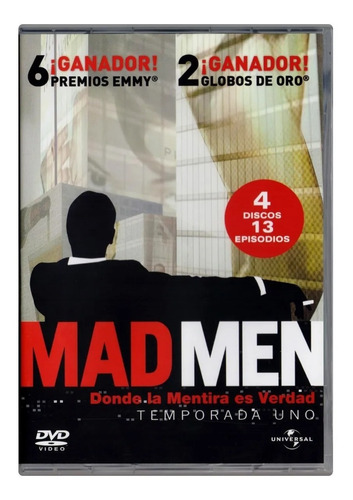 Mad Men Serie Primera Temporada ,  4 Discos Dvd 13 Episodios