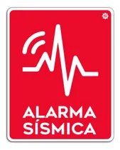 Comprar Señalamiento Alarma Sismica Señal Letreros 30x40