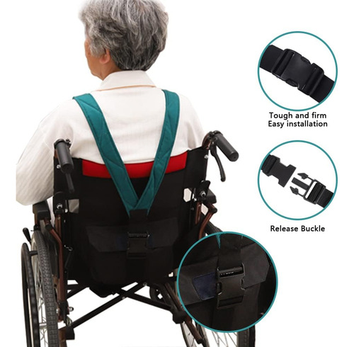 Cinturón De Seguridad Para Silla Ruedas Anticaída P Ancianos