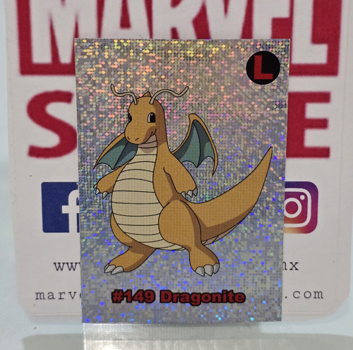 Estampa Album Pokémon Mirinda Holograma Dragonite Recuperada