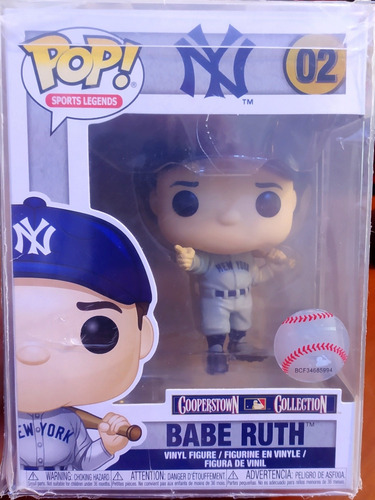 Muñeco De Babe Ruth - Pop - Cooperstown Collection