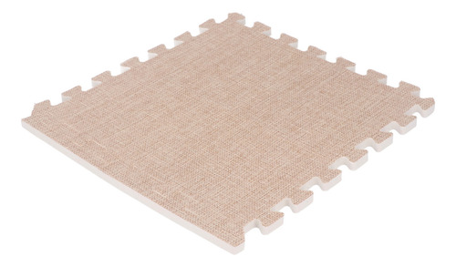 Alfombrilla De Espuma Puzzle, De Algodón Y Lino, Entrelazada