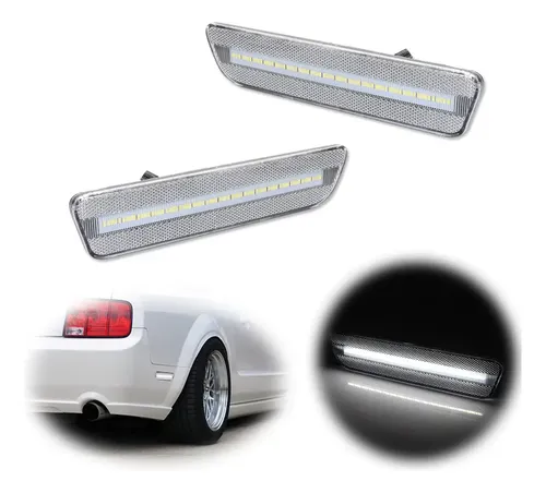 Par De Luces LED Para Matrícula Trasera | Ford Mustang (1994-2004) | AUXITO | Color Blanco 6000K | CANbus