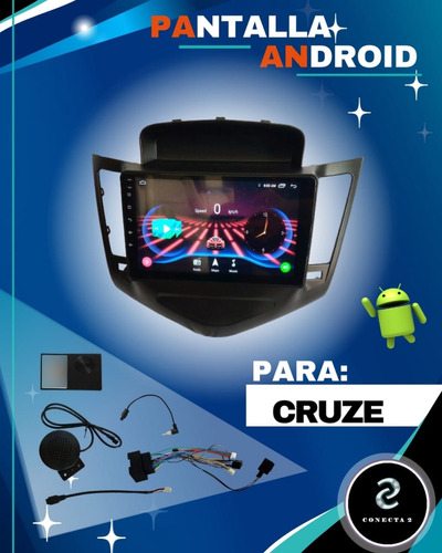 Reproductor Pantalla Android13,  9pulgadas Para Cruze