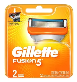 Carga Gillette Fusion 5 C/ 2 Unidades