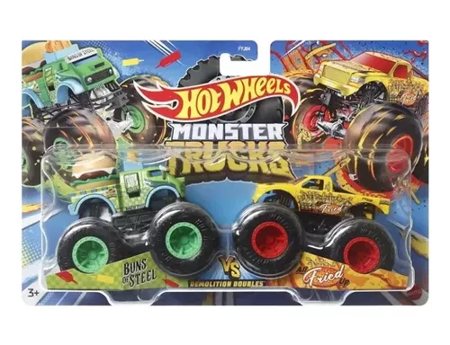 Carrinho Hot Wheels Monster Truck Pack Com 2 Fyj64 Mattel - Loja