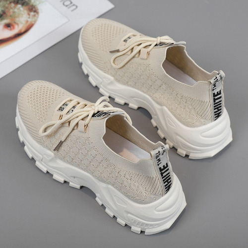 Zapatos Casuales Cómodos Con Plataforma De Moda Para Mujer