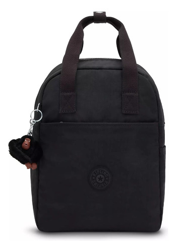 Siva Backpack Mediana Kipling Original Black Tonal