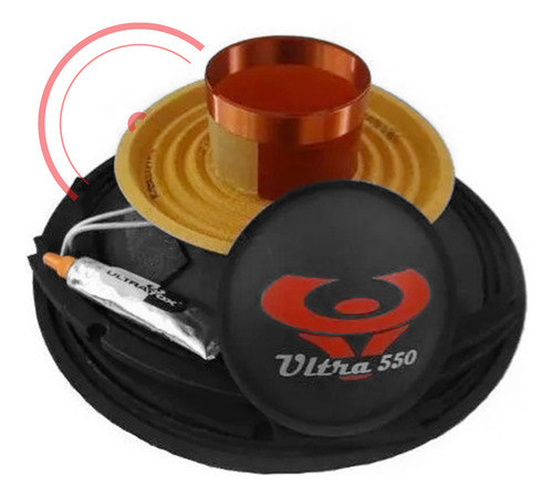 Kit Reparo Ultravox Ultra 12 Polegada 550 Rms 4ohms Original