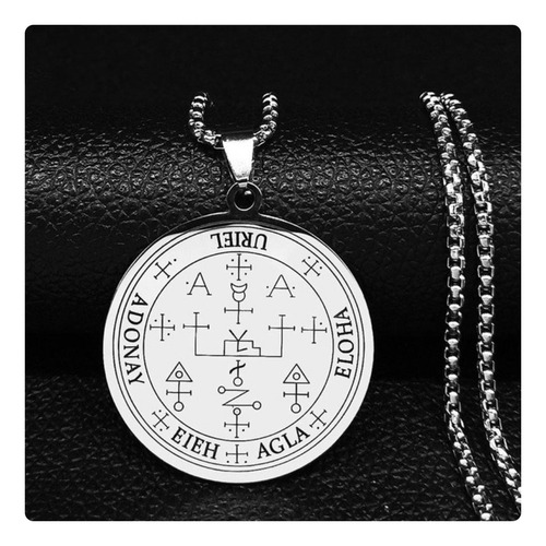L Colar Com Pingente De Sigilo Do Selo Do Arcanjo Uriel,