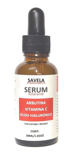 Serum Arbutina. Vitamina C, Ácido Hialurónico, Aclarante.
