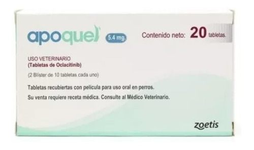 Apoquel Dermatologico Zoetis 5.4mg 20 Tabs