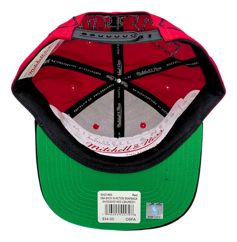 Gorra Mitchell & Ness Chicago Bulls Back In Action Ajustable