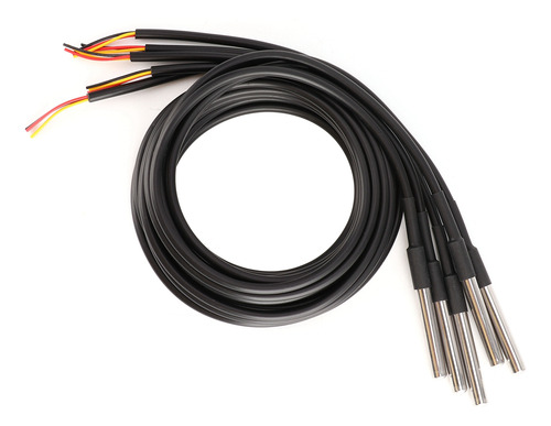 Sensor De Temperatura, 5 Unidades, Sonda De Acero Inoxidable