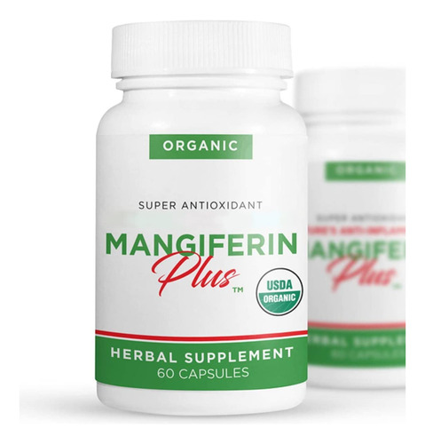 Mangiferinplus Suplemento Herbario Super Antioxidante 60 Cap