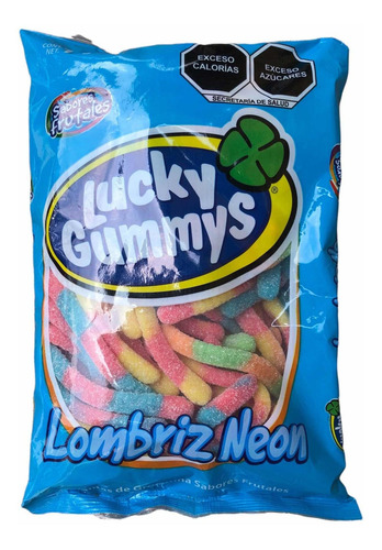 Gomitas Lucky Lombriz Neon 3 Kg E