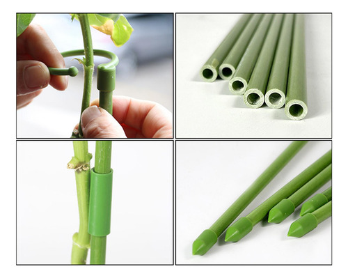 6x Estacas De Soporte Para Plantas Marco De Soporte Fijo
