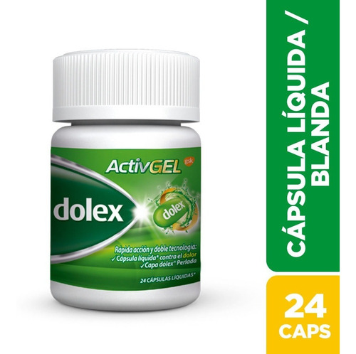 Dolex Activgel 500mg X 24 Cápsulas Liquidas