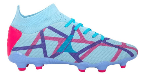 Zapatos Tachones De Futbol Azul Force Pink De Hombre