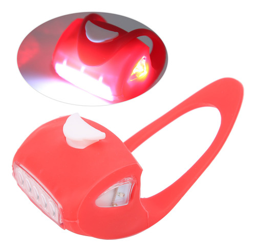Faro Delantero Trasero Rojo Con Forma De Cola De Bicicleta C