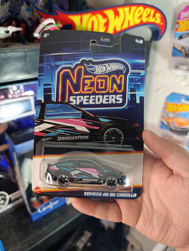 Hot Wheels Set De 3 Neon Speeders Camaro Lancer Toyota 2025 Negro