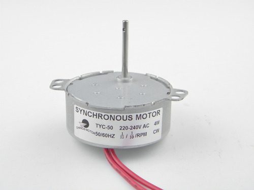 Motor Síncrono Chancs Tyc-50 Ac 220 V 0.083-0.1 Rpm Cw