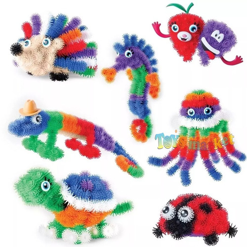 Imagen 7 de 10 de Bunchems 400 Pompones Magicos Abrojos Original Spin Master