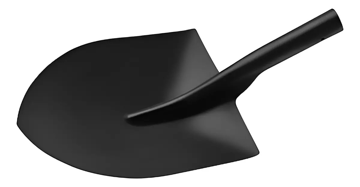 Paraboni Pá de Bico Sem Cabo 34160 Aço SAE1045 283x335mm Jardinagem/Construção