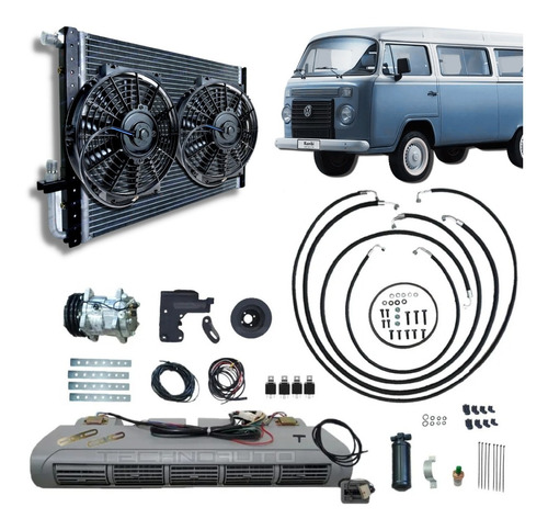 Kit Ar Condicionado Kombi 1 Ano Garantia 38000 Btu Tecnoauto