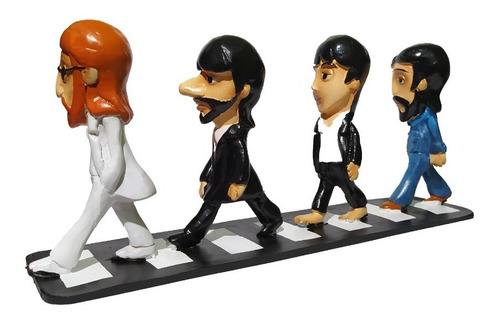 The Beatles Avenida Figura Decorativa Elaborada De Resina