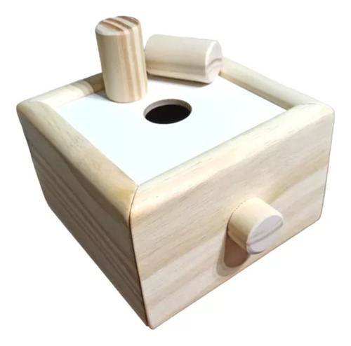 Caja De Permanencia Montessori De Madera 