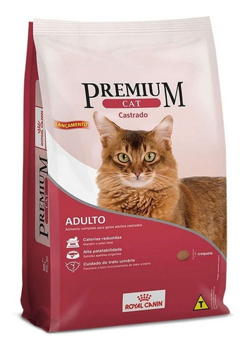 Ração Para Gatos Castrados Premium Cat 10,1kg Royal Canin