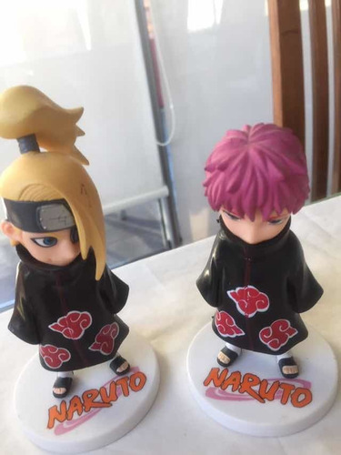 Figuras De Acción Animê Naruto Gaara Y Deidara 2 Pzas (Usado)