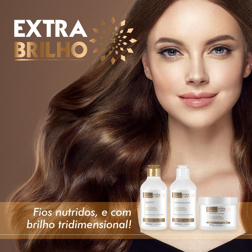 Shampoo Extra Brilho Panta Para Cabelos Secos 300ml