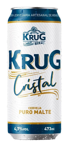 Cerveja Krug Cristal Puro Malte American Style Lager 473ml