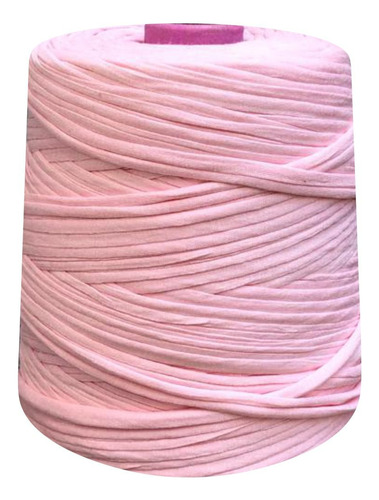 Fio De Malha Para Crochê Artesanato Colorido 1 Kg Cor Rosa-claro