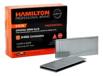 Comprar Grapas Grampas Engrampadora 5,7x 38mm 2482uni Hamilton Eyc38