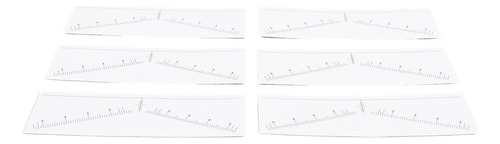 Adesivos Brow Ruler, 100 Folhas, Estênceis Descartáveis Para