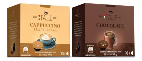 Capsulas Nespresso Chocolate Cappuccino Café Italle 20 unidades