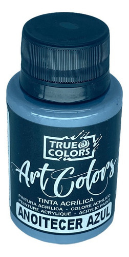 Tinta Acrilica Artcolors Artesanato True Colors 60ml - Cores Cor Anoitecer Azul