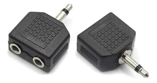 2-pack 0.138 In Mono Macho Doble Hembra Audio Divisor