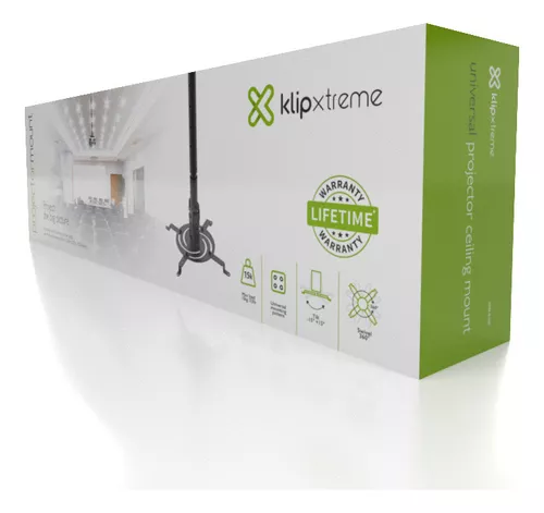 Soporte para proyector de techo Klip Xtreme KPM-580W - White — Cover company