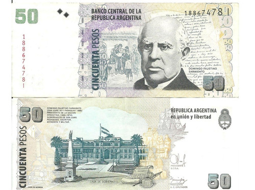 Billetes: 50 Pesos Convertibles (s/leyenda)serie I  Bot.3635