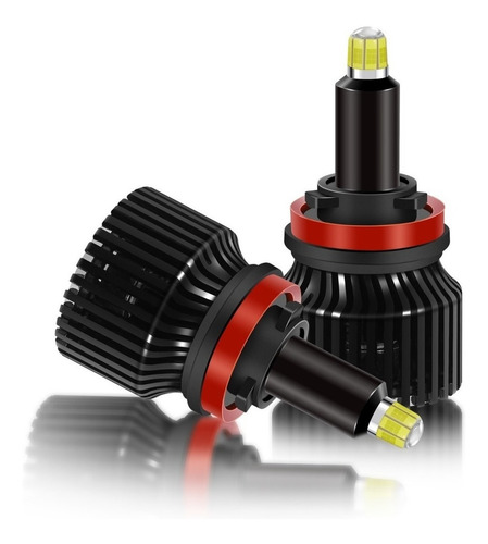 Kit Turbo Foco Led 360° Lupa Auto Camioneta H7 36000lm 100w